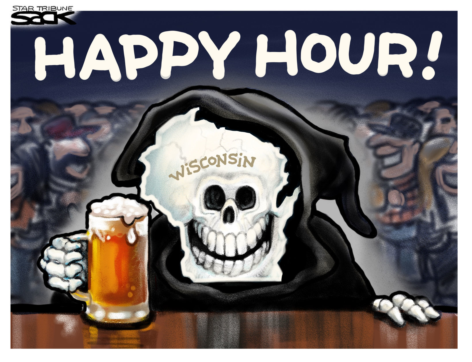Happy hour in Wisconsin. Cheers!